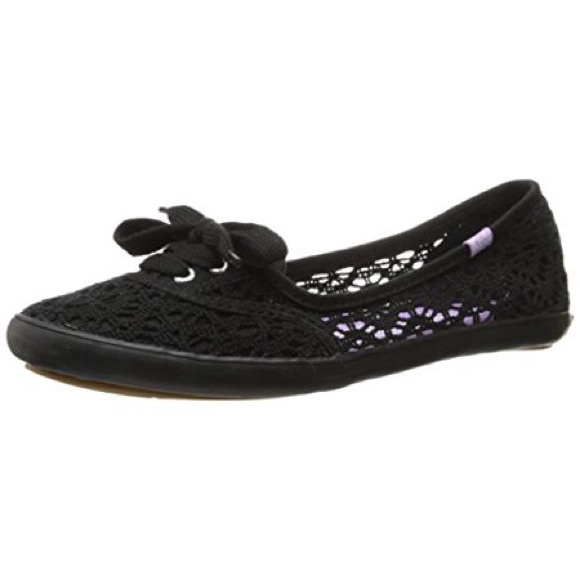 Keds Shoes - Keds  “Teacup Crochet Black” Size 7M Like New 🌟